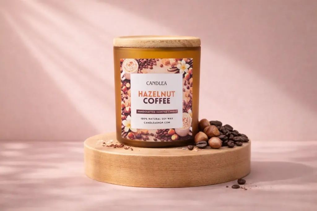 Hazelnut Coffee | Luxury Coffee Scented Soy Wax Candle